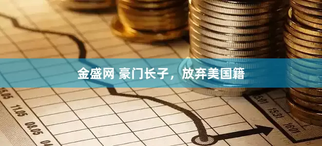金盛网 豪门长子，放弃美国籍